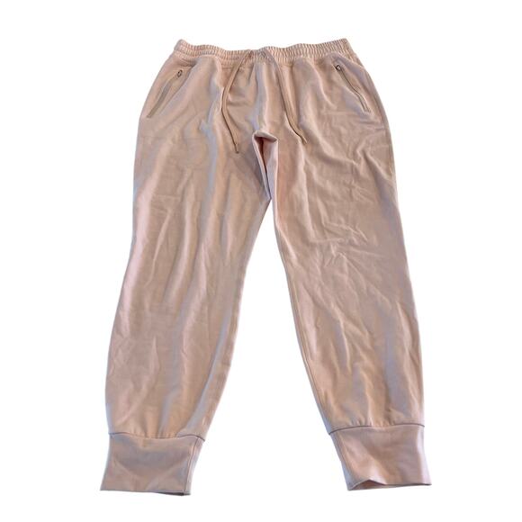Beyond Yoga Heather Rib Street Jogger Pink Salmon Size Large - Picture 3 of 10